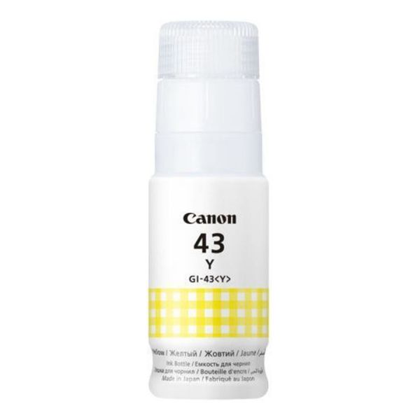 Картридж для принтера и МФУ Canon GI-43Y желтый, [4689C001]