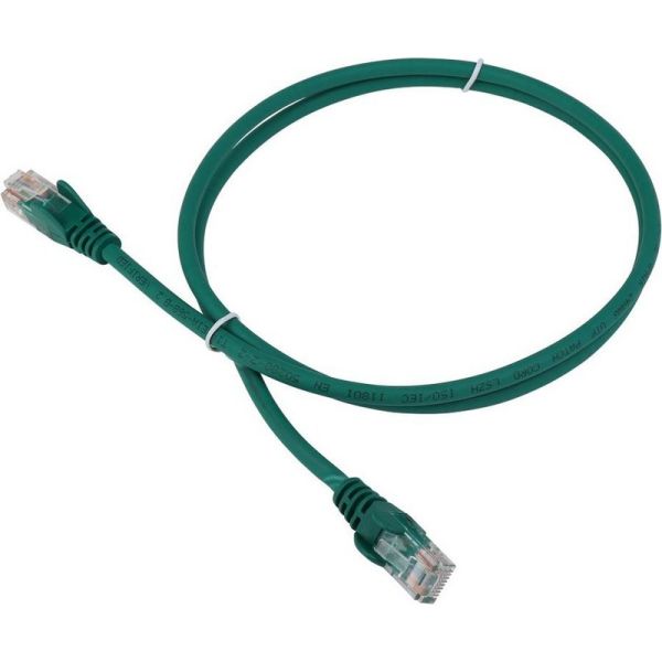 Патч-корд Lanmaster [lan-pc45/u5e-0.5-gn] 0,5 м, зеленый